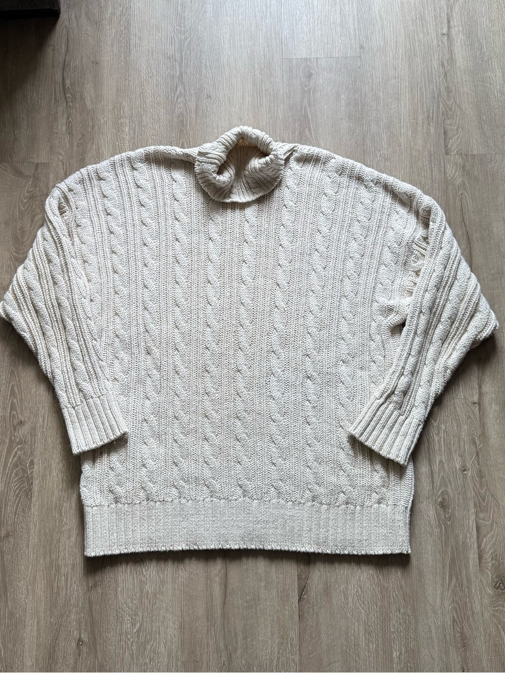VTG women’s Alps Fisherman Knit Turtleneck Sweater size XL